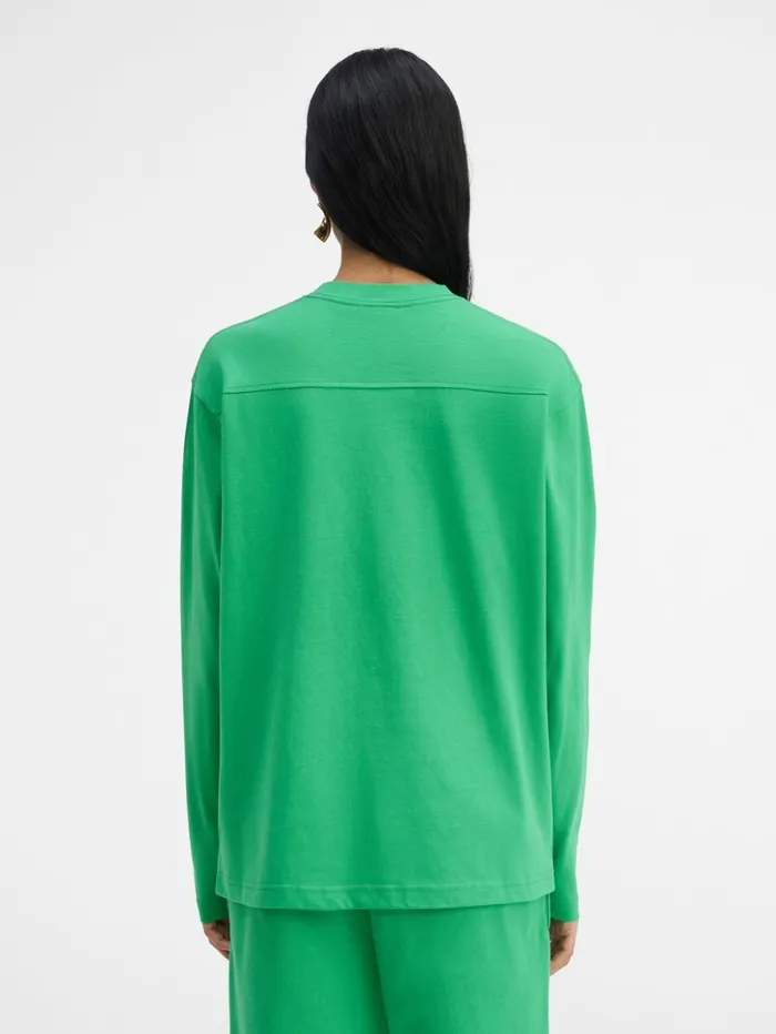 WomenMen Tshirts JACQUEMUS The Longsleeve Tshirt Green
