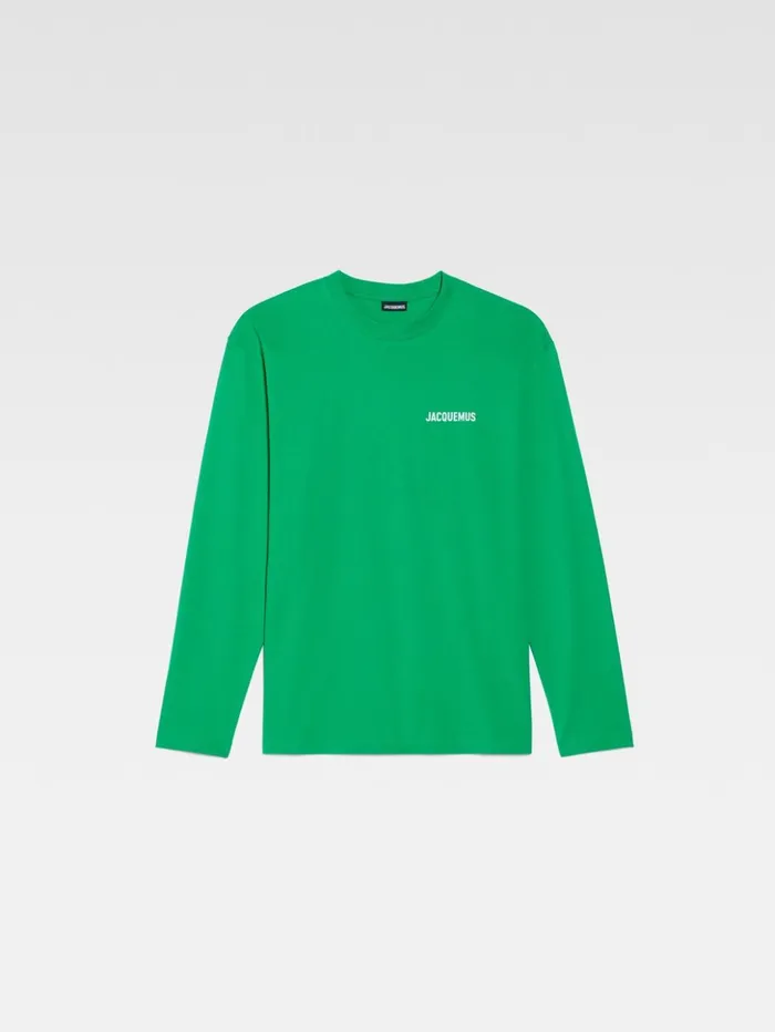 WomenMen Tshirts JACQUEMUS The Longsleeve Tshirt Green