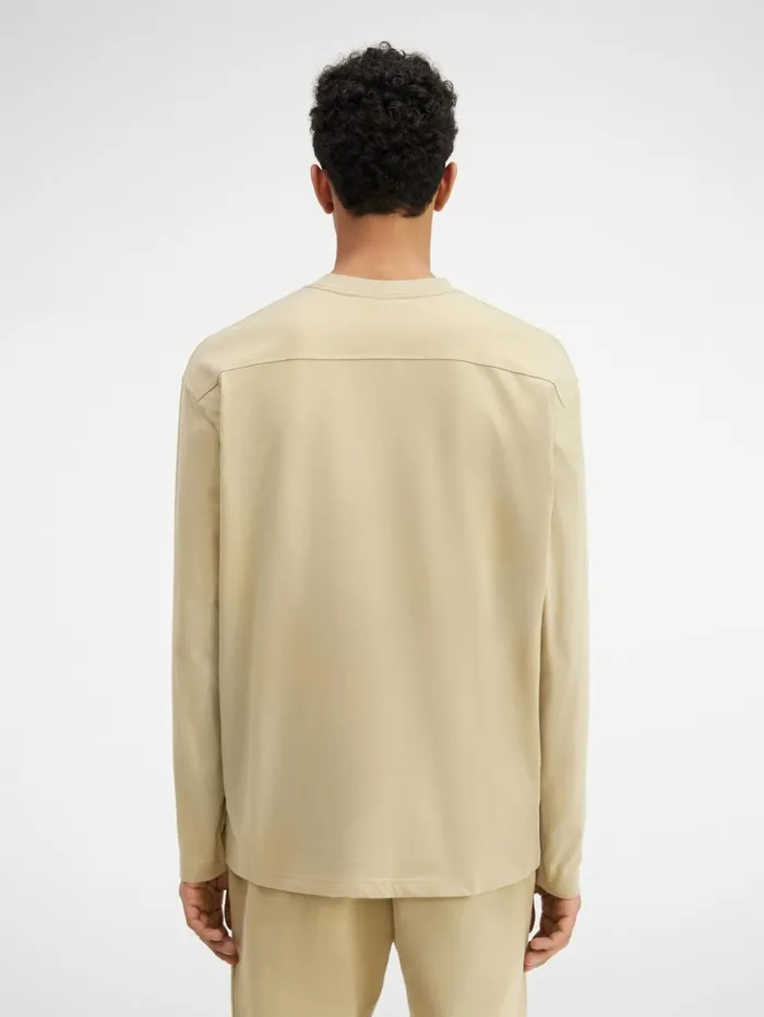 WomenMen Tshirts JACQUEMUS The Longsleeve Tshirt Light Khaki WomenMen Tshirts JACQUEMUS The Longsleeve Tshirt Light Khaki