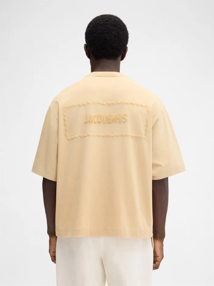 WomenMen Tshirts JACQUEMUS The Torsade Tshirt Beige WomenMen Tshirts JACQUEMUS The Torsade Tshirt Beige