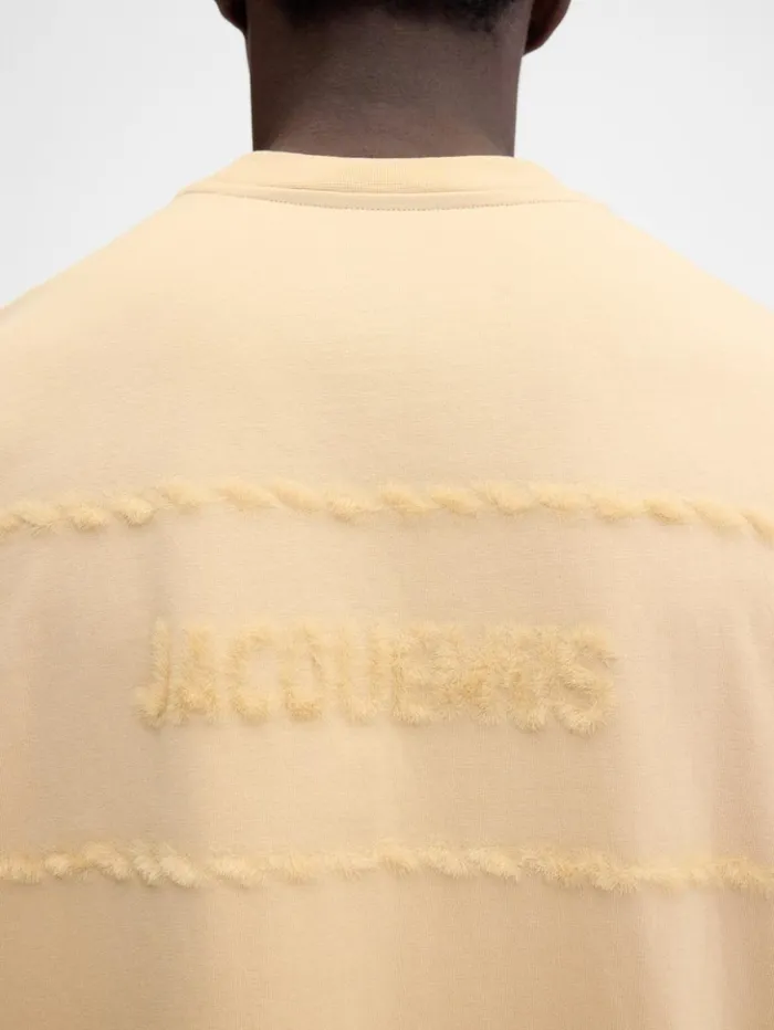 WomenMen Tshirts JACQUEMUS The Torsade Tshirt Beige WomenMen Tshirts JACQUEMUS The Torsade Tshirt Beige