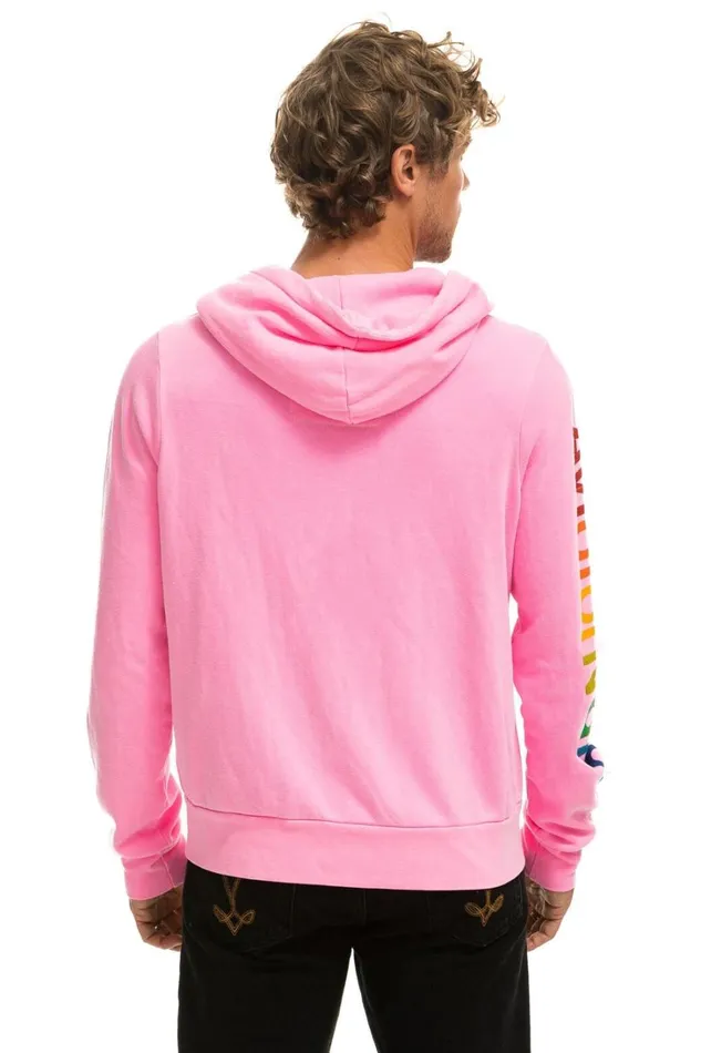 WomenMen Tops Aviator Nation AVIATOR NATION HOODIE 8211 NEON PINK WomenMen Tops Aviator Nation AVIATOR NATION HOODIE 8211 NEON PINK