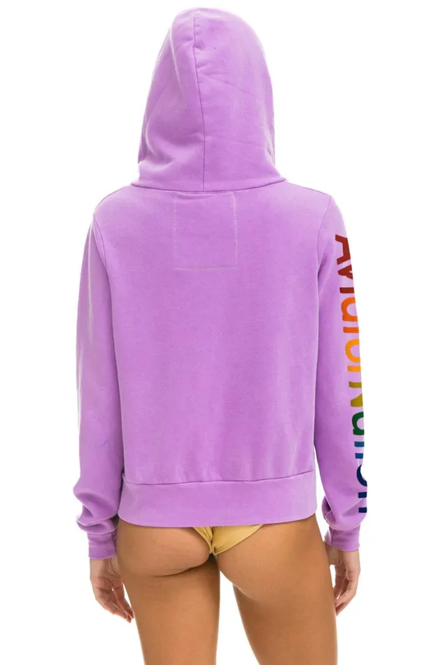 WomenMen Tops Aviator Nation AVIATOR NATION HOODIE 8211 NEON PURPLE WomenMen Tops Aviator Nation AVIATOR NATION HOODIE 8211 NEON PURPLE