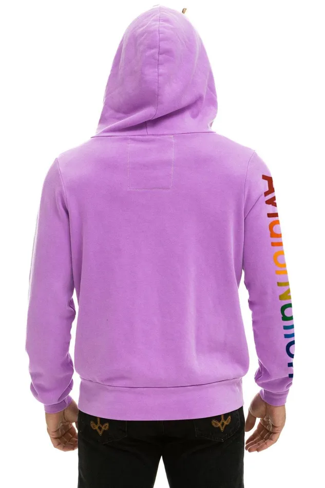WomenMen Tops Aviator Nation AVIATOR NATION HOODIE 8211 NEON PURPLE WomenMen Tops Aviator Nation AVIATOR NATION HOODIE 8211 NEON PURPLE