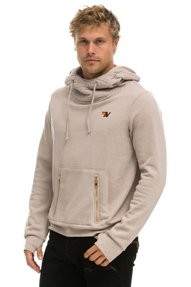 WomenMen Tops Aviator Nation NINJA PULLOVER HOODIE 8211 SAND WomenMen Tops Aviator Nation NINJA PULLOVER HOODIE 8211 SAND