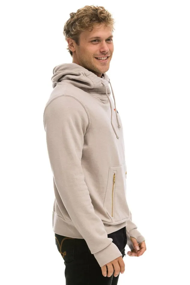 WomenMen Tops Aviator Nation NINJA PULLOVER HOODIE 8211 SAND WomenMen Tops Aviator Nation NINJA PULLOVER HOODIE 8211 SAND