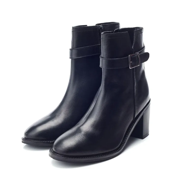 Women Moda In Pelle Black Boots Bsoleful BPhilippa Black Leather