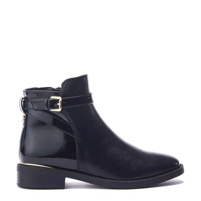 Women Moda In Pelle Black Boots Laira Black Porvair