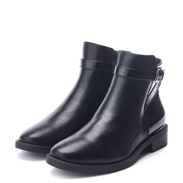 Women Moda In Pelle Black Boots Laira Black Porvair