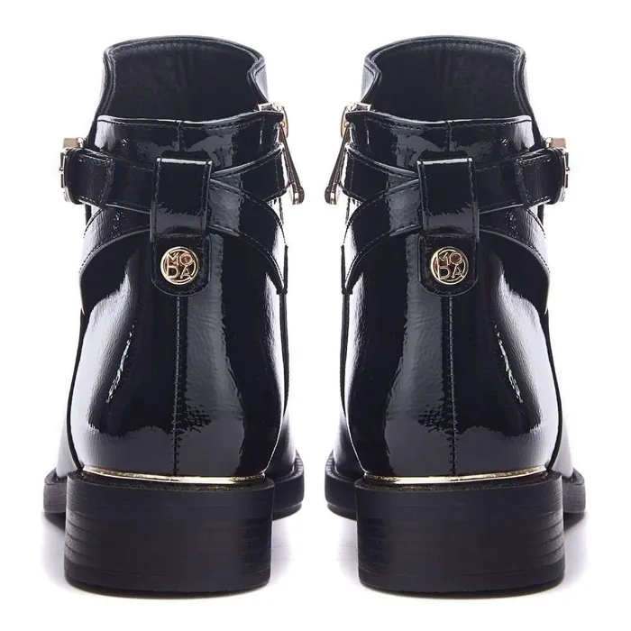 Women Moda In Pelle Black Boots Laira Black Porvair