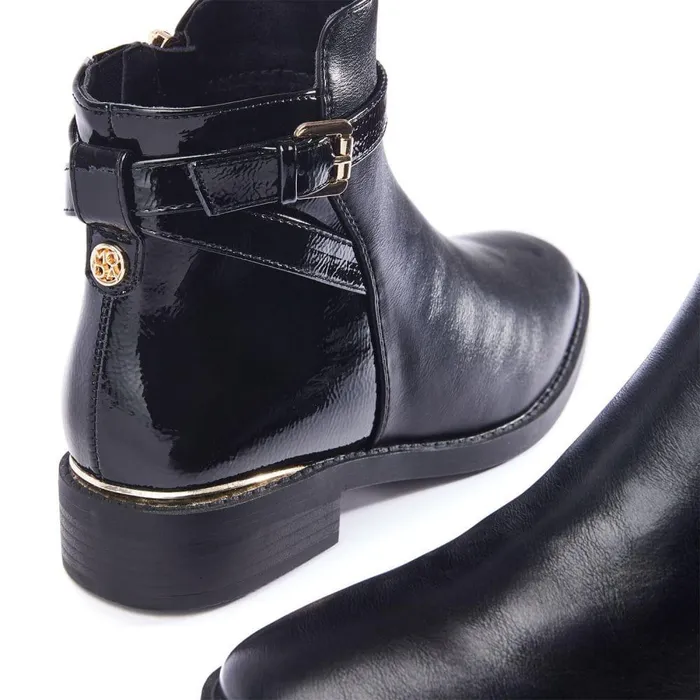 Women Moda In Pelle Black Boots Laira Black Porvair
