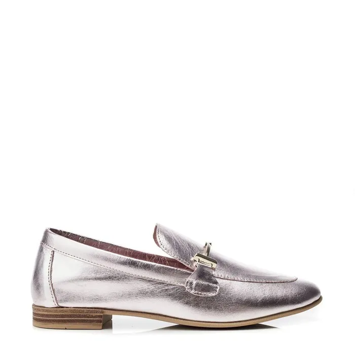 Women Moda In Pelle Casual Shoes Bsoleful BWinnie Rose Gold Leather