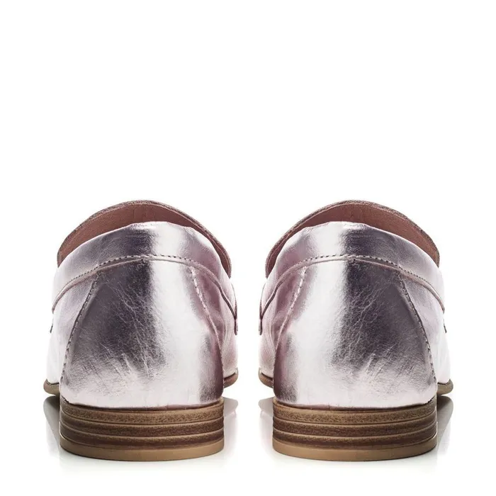 Women Moda In Pelle Casual Shoes Bsoleful BWinnie Rose Gold Leather