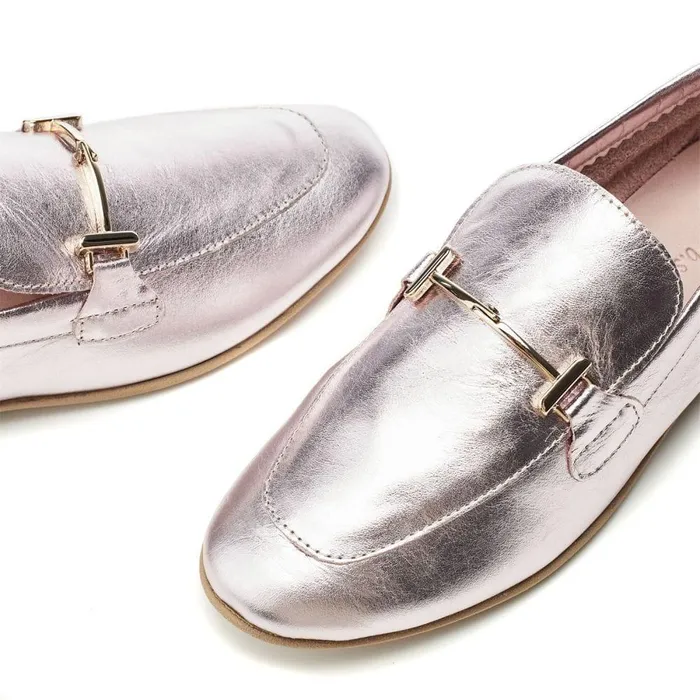 Women Moda In Pelle Casual Shoes Bsoleful BWinnie Rose Gold Leather