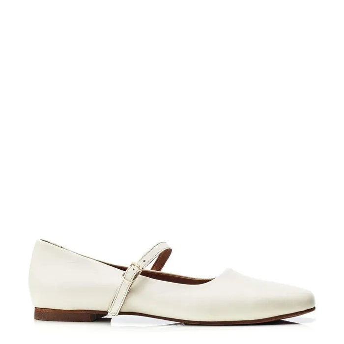 Women Moda In Pelle Casual Shoes Ellysa Cream Leather