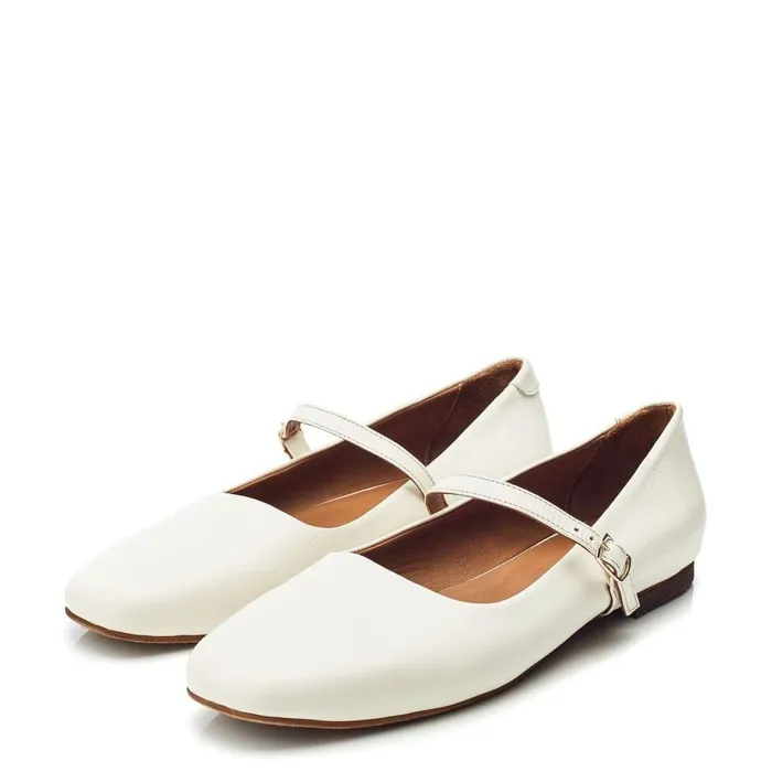 Women Moda In Pelle Casual Shoes Ellysa Cream Leather