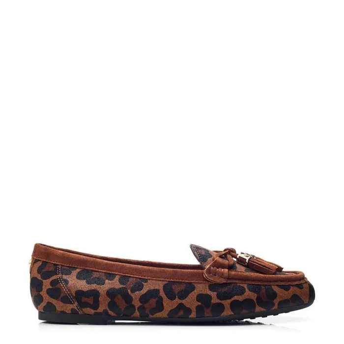 Women Moda In Pelle Casual Shoes Famina Dark Leopard Print Pony