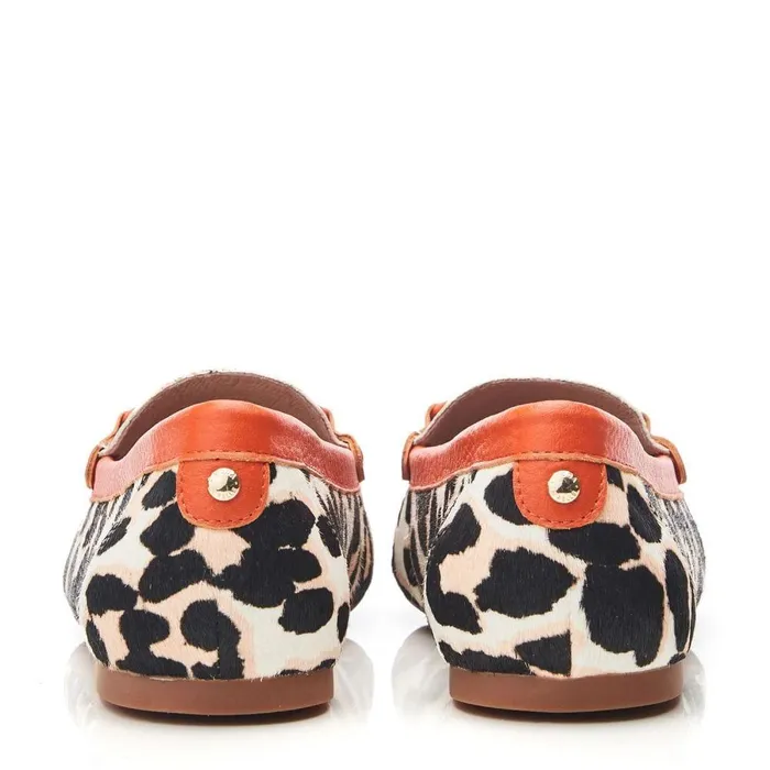 Women Moda In Pelle Casual Shoes Famina Leopard Print Pony