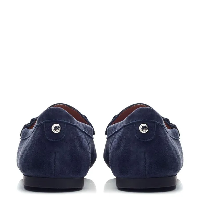 Women Moda In Pelle Casual Shoes Famina Navy Suede