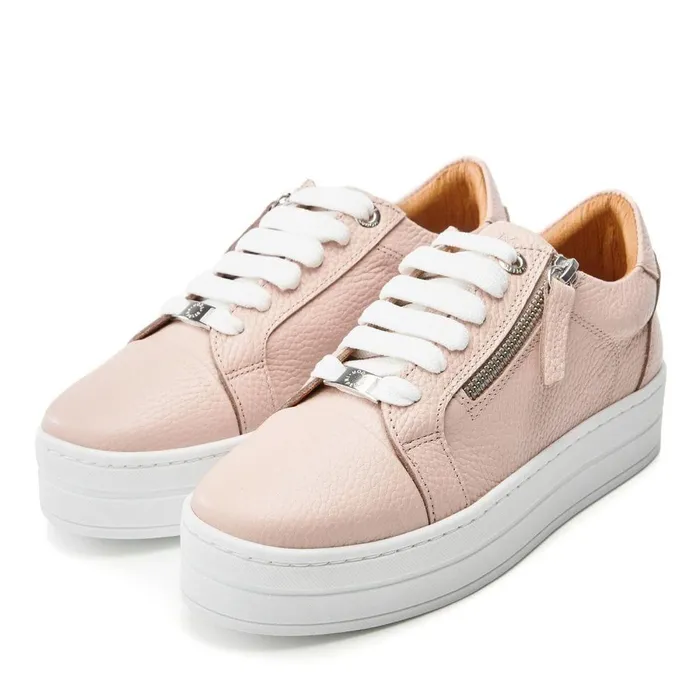 Women Moda In Pelle Casual Trainers Abbiy Cameo Leather