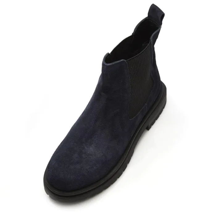 Women Moda In Pelle Chelsea Boots Bsoleful BWaya Navy Suede