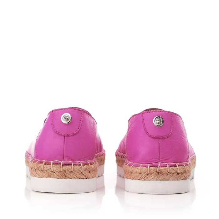 Women Moda In Pelle Flat And Ballerina Shoes Fairmont Pink Leather