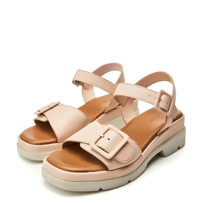 Women Moda In Pelle Heeled Sandals Shoon Sh Shore Cameo Leather