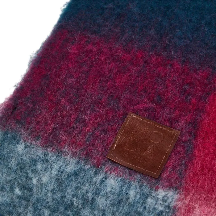 Women Moda In Pelle Scarves Amarascarf Teal Textile Women Moda In Pelle Scarves Amarascarf Teal Textile