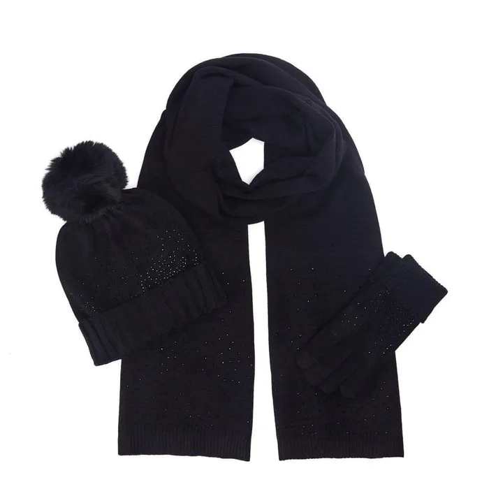 Women Moda In Pelle Scarves Praticioscarf Black Textile Women Moda In Pelle Scarves Praticioscarf Black Textile