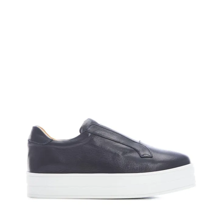 Women Moda In Pelle SlipOn Trainers Bsoleful BBath Navy Leather