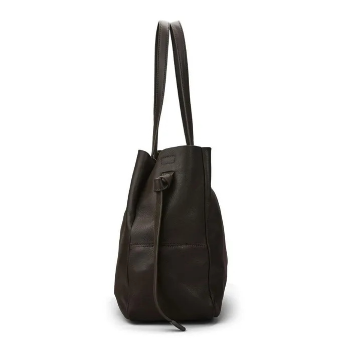 Women Moda In Pelle Tote Bags Indie Bag Khaki Leather