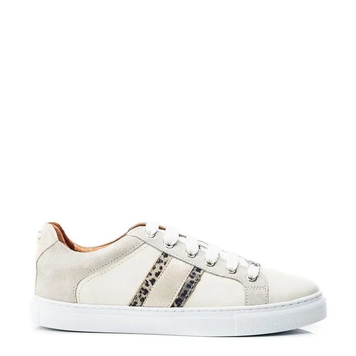 Women Moda In Pelle White Trainers Arzal Off White Leather
