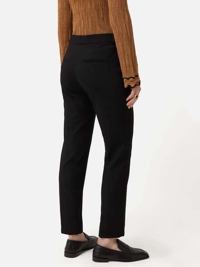 Women Modern Crepe Marden Trouser Black Jigsaw Coords