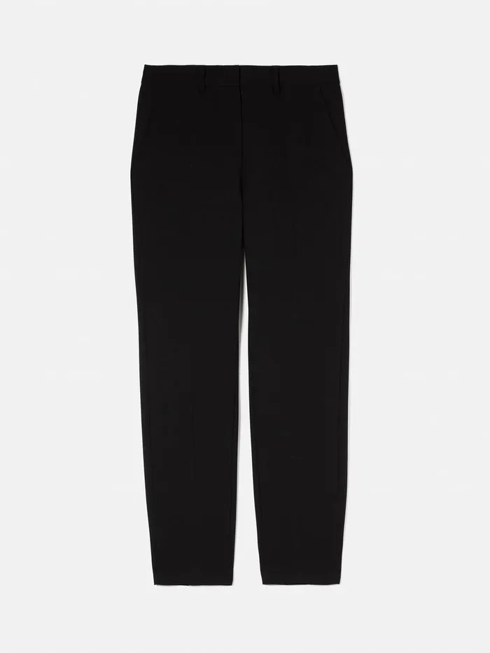 Women Modern Crepe Marden Trouser Black Jigsaw Coords