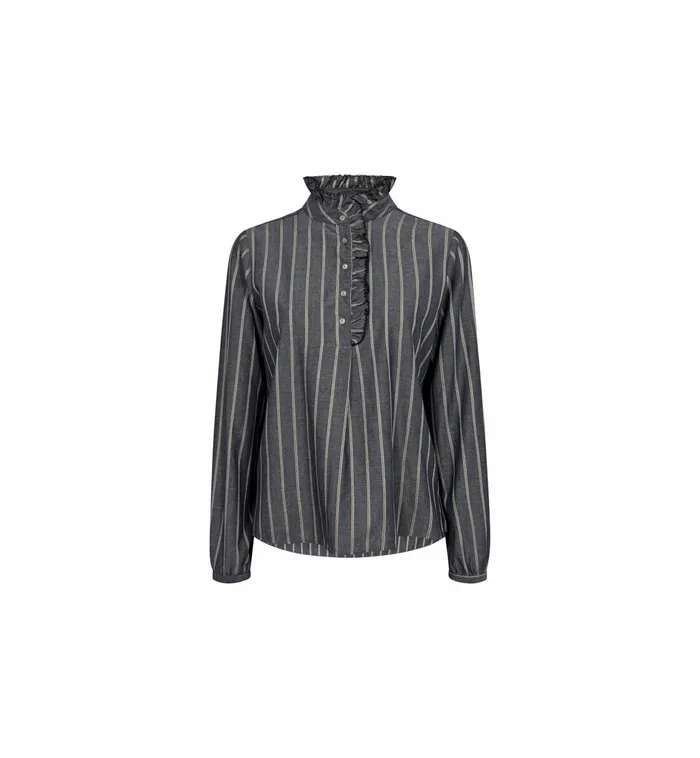 Women MOS MOSH MMBiles Stripe Blouse Salute Navy Blouses and Tops Women MOS MOSH MMBiles Stripe Blouse Salute Navy Blouses and Tops