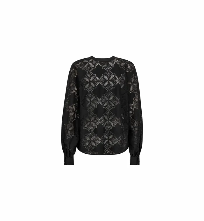 Women MOS MOSH MMYen Lace Blouse Black Blouses and Tops Women MOS MOSH MMYen Lace Blouse Black Blouses and Tops