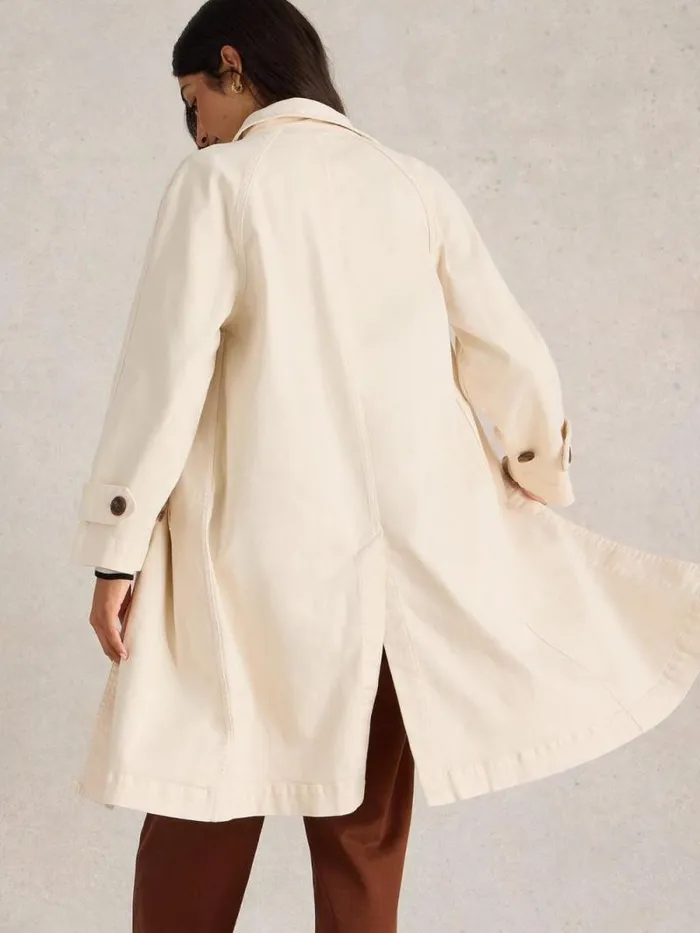 Women Oakleigh Denim Collared Coat Light Natural White Stuff Coats and Jackets Women Oakleigh Denim Collared Coat Light Natural White Stuff Coats and Jackets