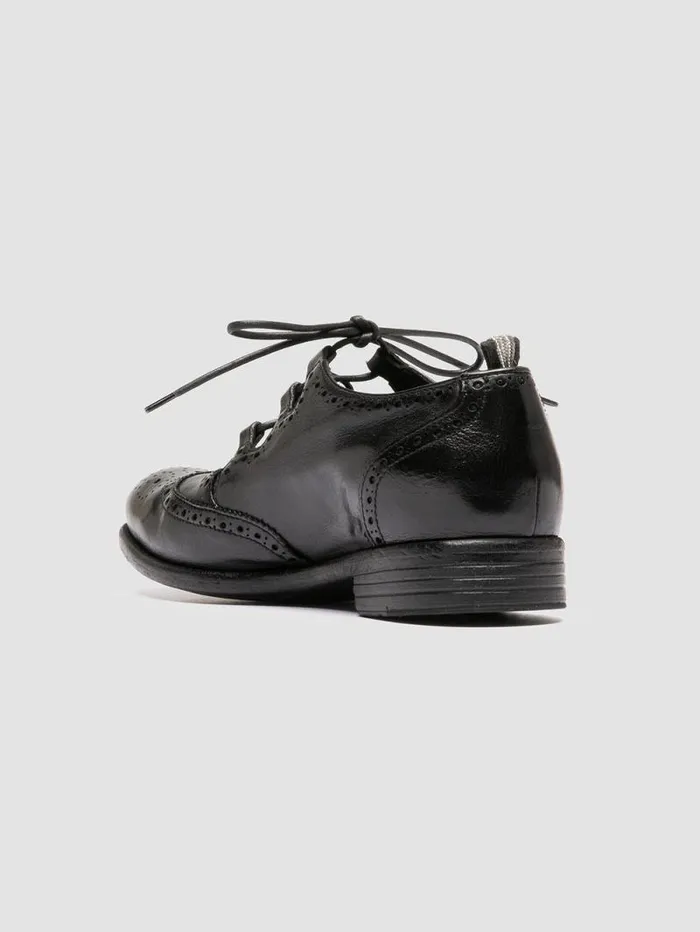 Women Officine Creative Footwear CALIXTE 079 Black Leather Oxford Shoes