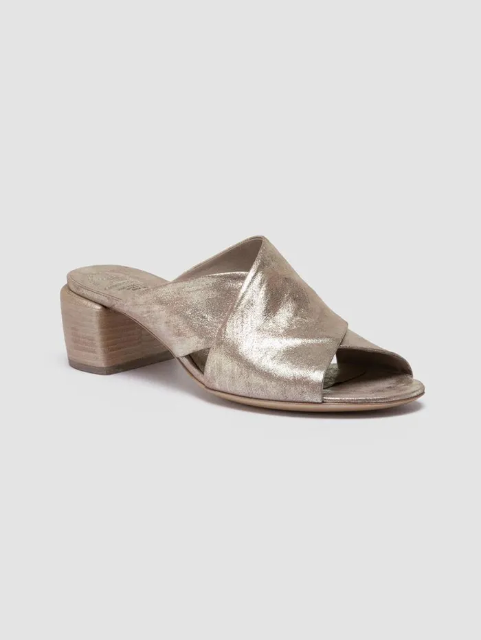 Women Officine Creative Footwear HADRY 007 Taupe Leather Slide Sandals Women Officine Creative Footwear HADRY 007 Taupe Leather Slide Sandals