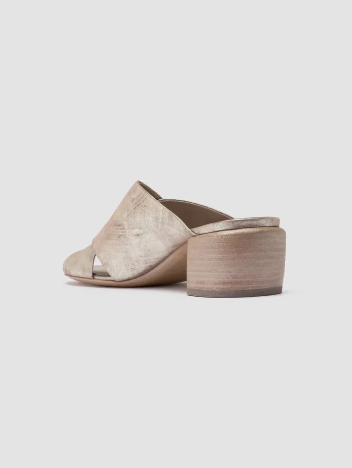 Women Officine Creative Footwear HADRY 007 Taupe Leather Slide Sandals Women Officine Creative Footwear HADRY 007 Taupe Leather Slide Sandals
