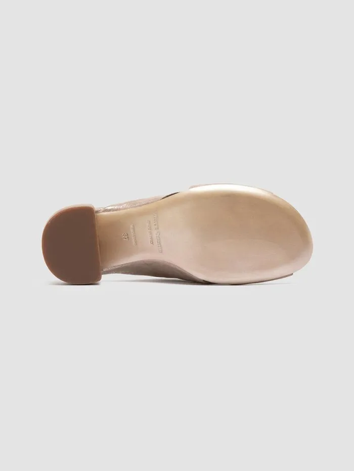 Women Officine Creative Footwear HADRY 007 Taupe Leather Slide Sandals Women Officine Creative Footwear HADRY 007 Taupe Leather Slide Sandals