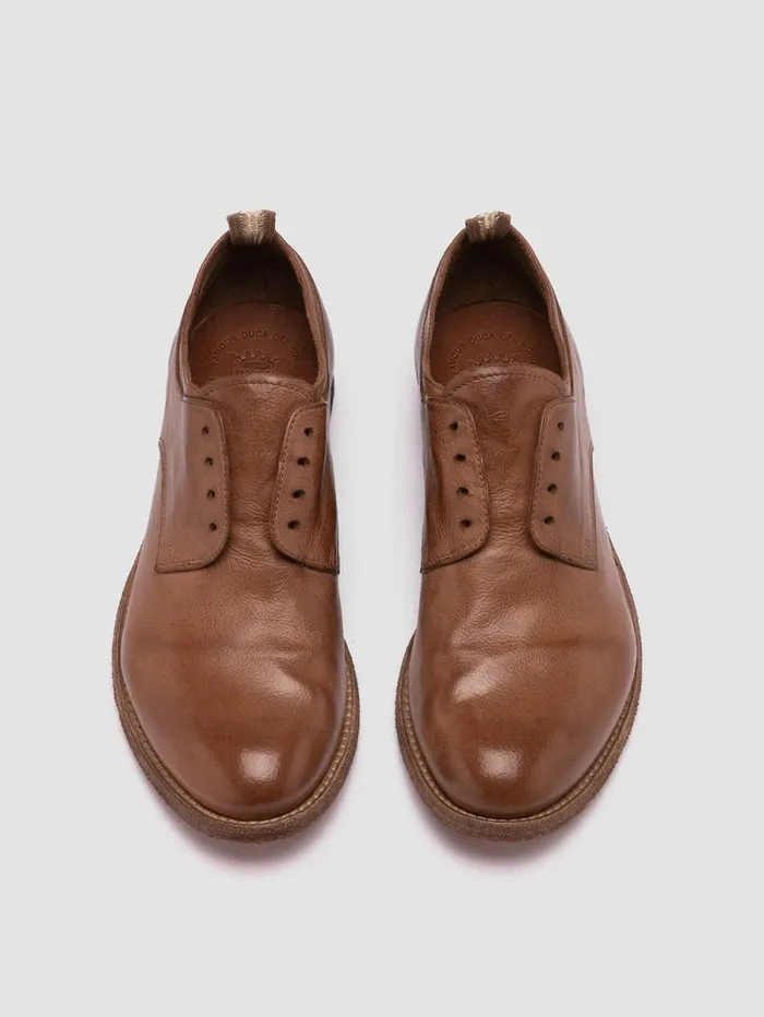 Women Officine Creative Footwear LEXIKON 501 Brown Leather Derby Shoes Women Officine Creative Footwear LEXIKON 501 Brown Leather Derby Shoes