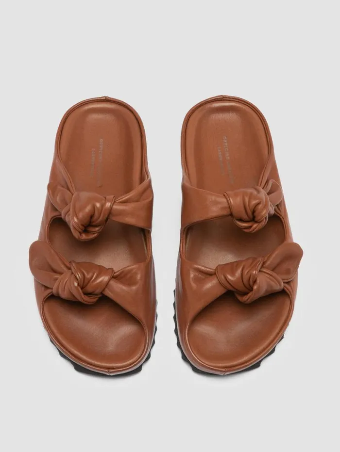 Women Officine Creative Footwear PELAGIE 010 Brown Leather Sandals Women Officine Creative Footwear PELAGIE 010 Brown Leather Sandals
