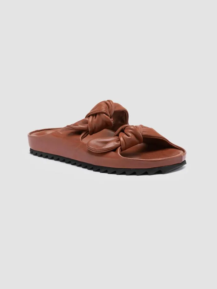 Women Officine Creative Footwear PELAGIE 010 Brown Leather Sandals Women Officine Creative Footwear PELAGIE 010 Brown Leather Sandals