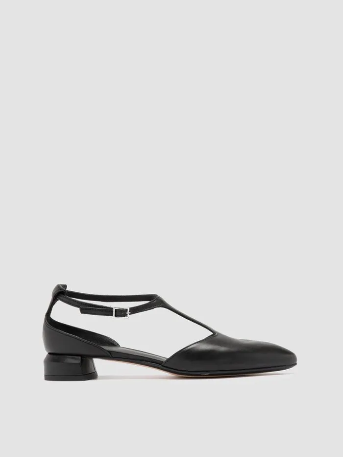 Women Officine Creative Footwear SAGE 103 Black Leather TBar Shoes