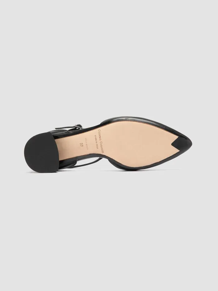 Women Officine Creative Footwear SAGE 103 Black Leather TBar Shoes Women Officine Creative Footwear SAGE 103 Black Leather TBar Shoes