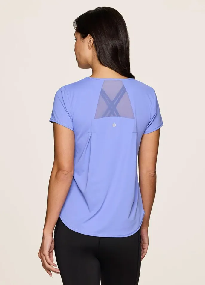 Women On The Run Tee Periwinkle RBX Active TShirts