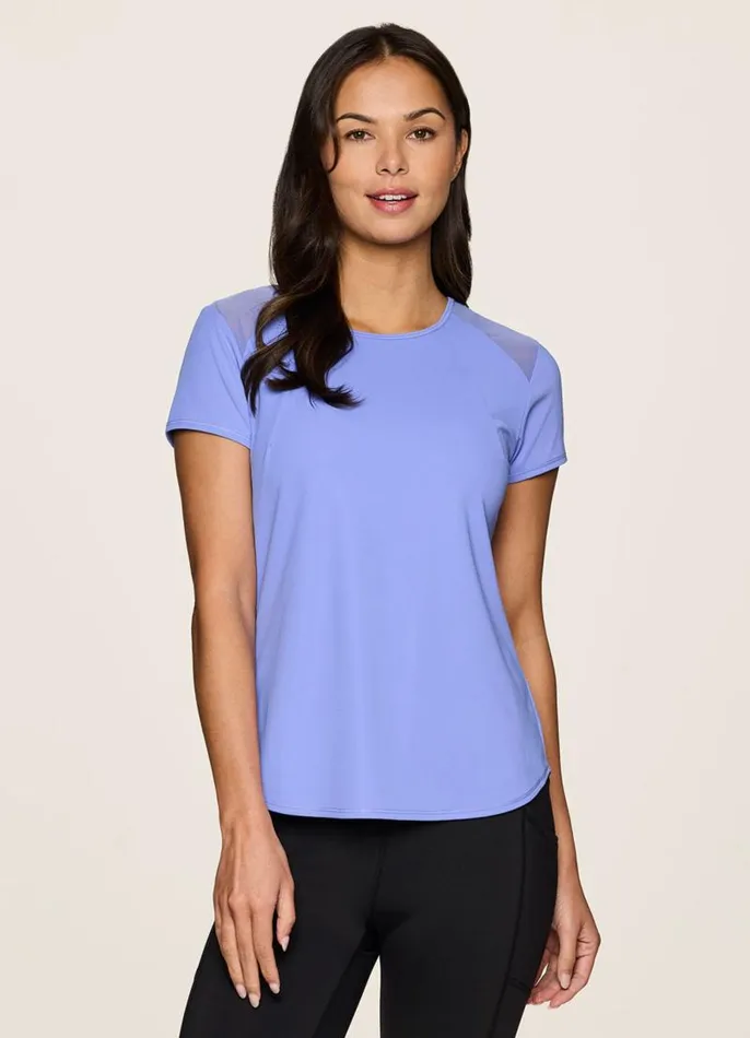 Women On The Run Tee Periwinkle RBX Active TShirts