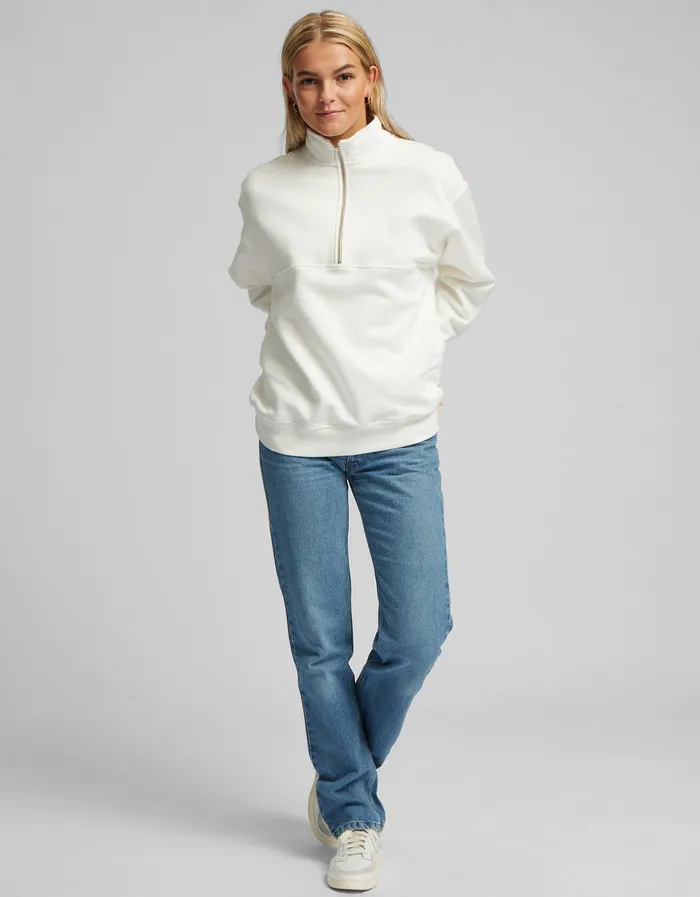 Women Organic Quarter Zip 8211 Marine Blue Quarter Zips Colorfulstandard