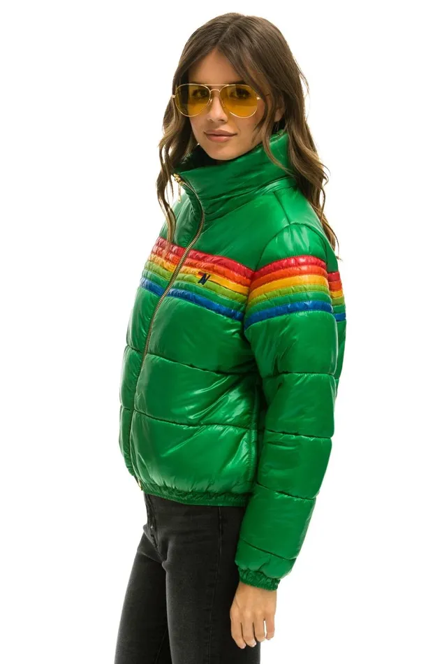 Women Outerwear Aviator Nation 6 STRIPE LUXE APRES PUFFER JACKET 8211 GLOSSY AMAZON Women Outerwear Aviator Nation 6 STRIPE LUXE APRES PUFFER JACKET 8211 GLOSSY AMAZON